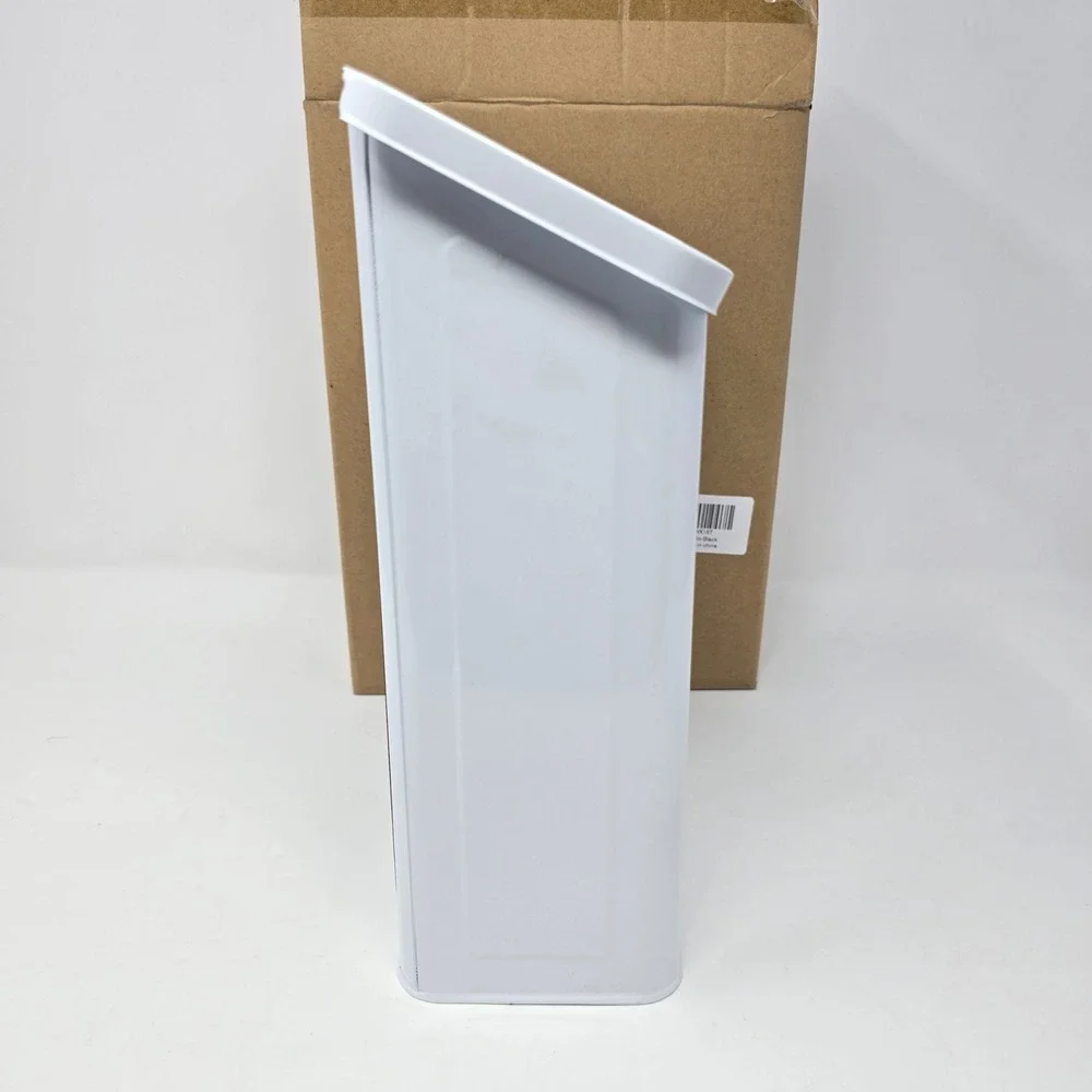SubeKyu Magnetic Lint Bin and Dryer Sheet Holder Set White Laundry Organization